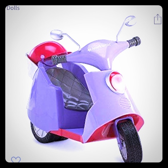 American Girl Truly Me Scooter and Helmet for Dolls New!